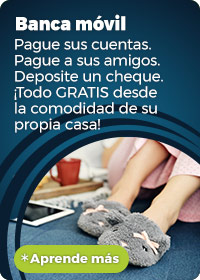 Pague sus cuentas. Pague a sus amigos. Deposite un cheque. ¡Todo GRATIS desde la comodidad de su propia casa! Haga clic para aprender más.